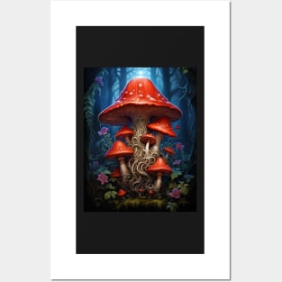Magical Mushroom Posters and Art